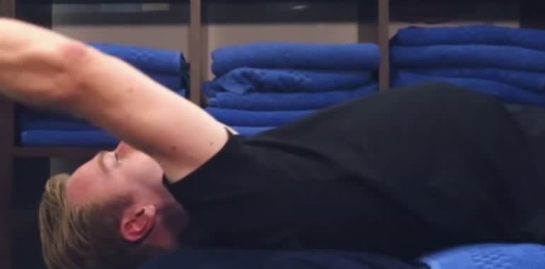 Person practising deep breathing exercises to increase lung capacity with osteopathic treatment