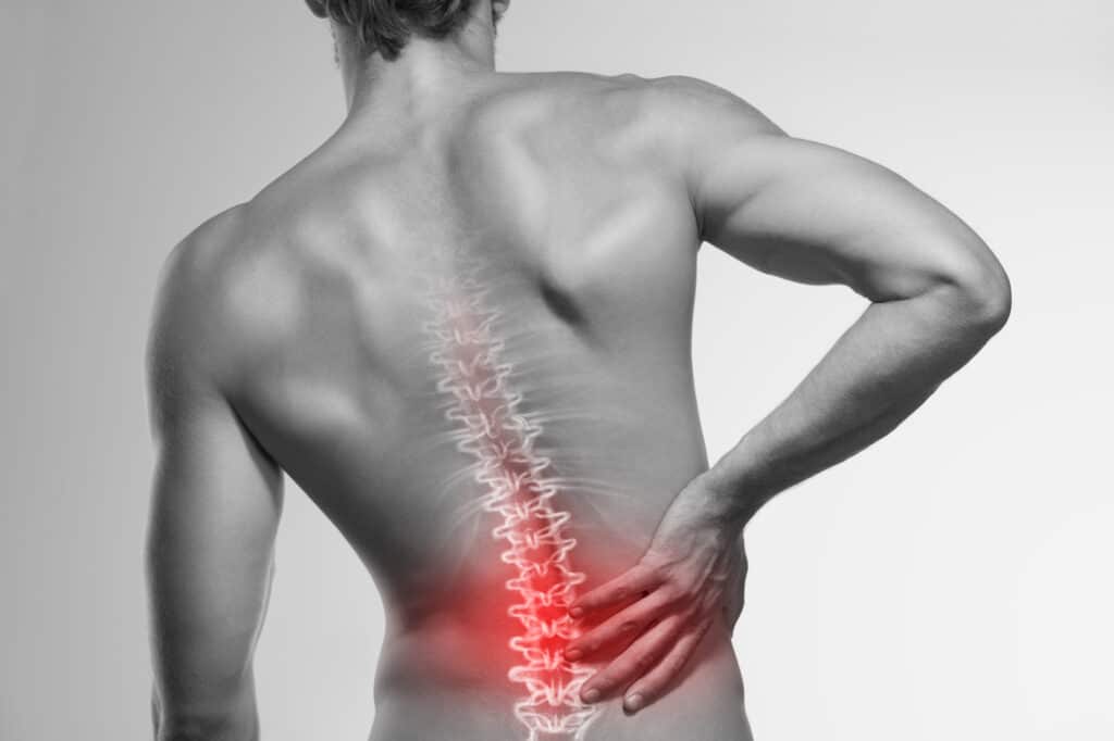 lower back pain via x ray